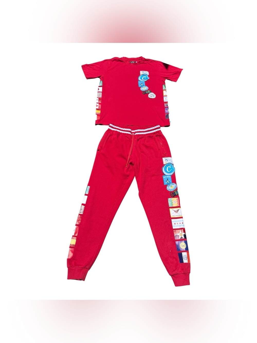 Cookies Award Tour Red T-Shirt And Sweatpant Set